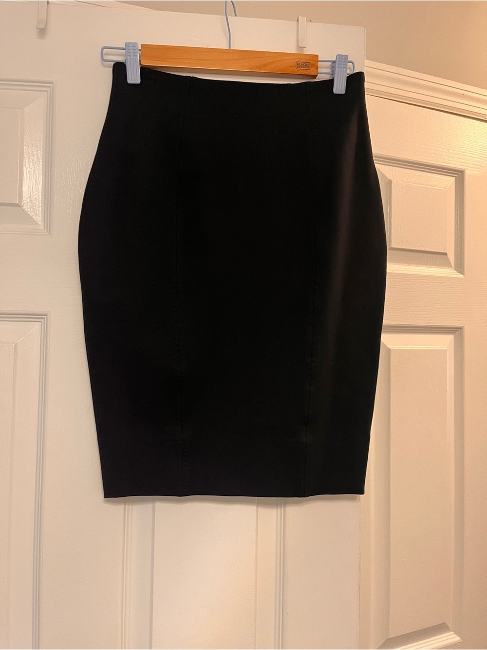 Classic Black Pencil Skirt - Sleek Workwear SPANX S